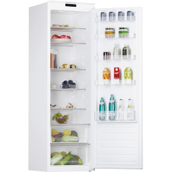 Candy CMS518EW - Réfrigérateur 1 Porte 178 cm Tout Utile - Intégrable À Glissière - 316l - Froid Statique - 39 dB - 6 Clayettes 