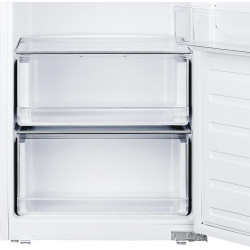 Candy CMS518EW - Réfrigérateur 1 Porte 178 cm Tout Utile - Intégrable À Glissière - 316l - Froid Statique - 39 dB - 6 Clayettes 
