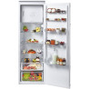 Candy CM4S518EW - Réfrigérateur 1 Porte 178 cm Avec Freezer - Intégrable À Glissière - 286l (253 + 33) - Froid Statique - 39 dB 