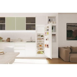 Candy CM4S518EW - Réfrigérateur 1 Porte 178 cm Avec Freezer - Intégrable À Glissière - 286l (253 + 33) - Froid Statique - 39 dB 