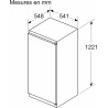 Bosch KIR41NSE0 Série 2 - Réfrigérateur, encastrable, Cool Airflow