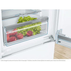Bosch KIS86AFE0 - Réfrigérateur combiné, intégrable, Tiroir VitaFresh