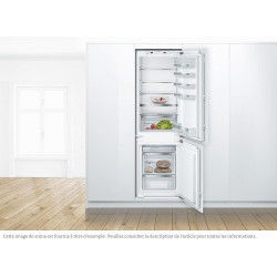 Bosch KIS86AFE0 - Réfrigérateur combiné, intégrable, Tiroir VitaFresh