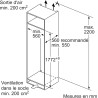 Bosch KIL82NSE0 Série 2 - Réfrigérateur, encastrable, éclairage LED