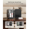 Upstreman Mini Frigo de Chambre, 4 Litres/6 Canettes, 7 Couleurs Éclairage, Petit Frigo avec Thermoélectrique, 12V/220V, Mini Fr