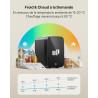 Upstreman Mini Frigo de Chambre, 4 Litres/6 Canettes, 7 Couleurs Éclairage, Petit Frigo avec Thermoélectrique, 12V/220V, Mini Fr
