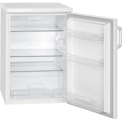 Bomann Réfrigérateur 133L blanc VS2195-1-blanc, Capacité nette : 133 litres, Éclairage intérieur à DEL, Contrôle de la températu