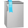 Bomann Réfrigérateur 133L inox VS2195-1-inox, Capacité nette : 133 litres, Éclairage intérieur à DEL, Contrôle de la température