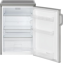 Bomann Réfrigérateur 133L inox VS2195-1-inox, Capacité nette : 133 litres, Éclairage intérieur à DEL, Contrôle de la température