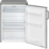 Bomann Réfrigérateur 133L inox VS2195-1-inox, Capacité nette : 133 litres, Éclairage intérieur à DEL, Contrôle de la température