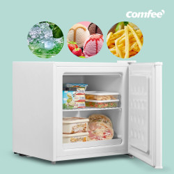 COMFEE' RCU40WH2(E) 31L Mini Congélateur, Porte Réversible, 4 Étoiles, Silencieux, pratique dans le Bureau, l'Hôtel et la Maison