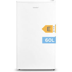 COMFEE' RCU60WH2(E) 60L Mini Congélateur, Monoporte, Température Réglable, Porte Réversible, Silencieux, Pose Libre, Blanc | Tem