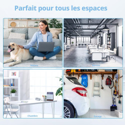 COMFEE' RCU83WH3EU(E) Congélateur vertical indépendant, Blanc, 88L | 3 tiroirs transparents, Grande capacité, -18°C, 39 dB silen