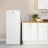 COMFEE' RCU160WH2(E) Congélateur Armoire 160L - Hauteur 142cm -183kWh/an-Porte Réversible-42dB Silencieux-Thermostat Réglable-Pi