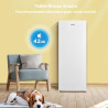 COMFEE' RCU160WH2(E) Congélateur Armoire 160L - Hauteur 142cm -183kWh/an-Porte Réversible-42dB Silencieux-Thermostat Réglable-Pi