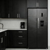 First One Réfrigérateur Side by Side 444L FSBS444 (276L + 168L) - Distributeur d'eau (Dark inox)