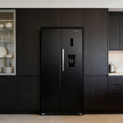 First One Réfrigérateur Side by Side 444L FSBS444 (276L + 168L) - Distributeur d'eau (Dark inox)