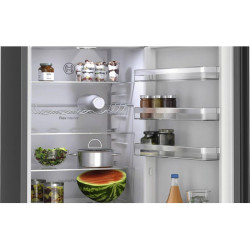 Bosch - kgn39ocaf - série 4 - réfrigérateur avec congélateur - 203 x 60 cm - réfrigérateur (260 l) + congélateur (103 l) - colle