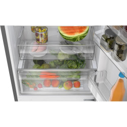 Bosch kgn49ocaf série 4 réfrigérateur-congélateur autonome xxl 203 x 70 cm réfrigérateur 311 l et congélateur de 129 l - vert co