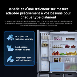XIAOMI Mijia Réfrigérateur Multi-portes 502L, No Frost, Ag⁺ Antibactérien