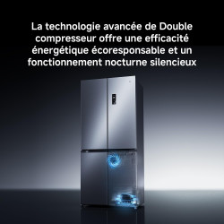 XIAOMI Mijia Réfrigérateur Multi-portes 502L, No Frost, Ag⁺ Antibactérien