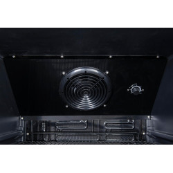 METRO Professional Réfrigérateur à Boissons/Frigo Vitré GSC2350B, 62 x 63.6 x 201.1cm, 324L, Froid Ventilé, 180W, 1 Porte Vitrée