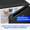 Bomann Réfrigérateur sans compartiment congélateur | 87 L | économe en énergie et compact | 0 °C-8 °C, réglage en continu | 3 cl