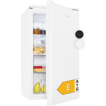 Bomann Réfrigérateur sans compartiment congélateur | 87 L | économe en énergie et compact | 0 °C-8 °C, réglage en continu | 3 cl