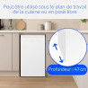 Bomann Réfrigérateur sans compartiment congélateur | 87 L | économe en énergie et compact | 0 °C-8 °C, réglage en continu | 3 cl