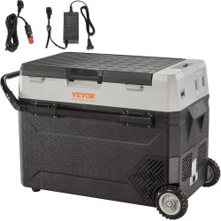 VEVOR Glacière Électrique Portable de 38 L Réfrigérateur de Voiture Portable 12/24 V CC 100-240 V CA Frigo Voiture Double Zone 0