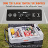 VEVOR Glacière Électrique Portable de 38 L Réfrigérateur de Voiture Portable 12/24 V CC 100-240 V CA Frigo Voiture Double Zone 0
