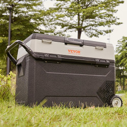 VEVOR Glacière Électrique Portable de 38 L Réfrigérateur de Voiture Portable 12/24 V CC 100-240 V CA Frigo Voiture Double Zone 0
