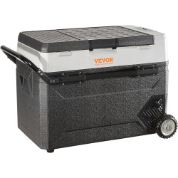 VEVOR Glacière Électrique Portable de 38 L Réfrigérateur de Voiture Portable 12/24 V CC 100-240 V CA Frigo Voiture Double Zone 0
