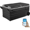 VEVOR Glacière à Compression 95 L, Réfrigérateur de Voiture 12 V, Glacière à Double Zone, -20 °C à 20 °C Température Réglable, a