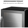 KLARSTEIN Mini Frigo de Chambre et Bureau pour Boisson, Silencieux, Refrigerateur Mini Bar 80L, Pour Camping, Étagères Réglables