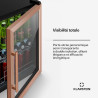 Klarstein Beersafe Réfrigérateur à Boissons 60 L – Mini Frigo avec Porte Vitrée, Cuivre | Éclairage LED, étagères métalliques am