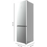 Cecotec Réfrigérateur Combi 456L Total No Frost Bolero CoolMarket Combi 456 Inox E. Hauteur 201cm et 59,5cm Largeur, MAX INSIDE 