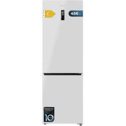 Cecotec réfrigérateur combi 456l total no frost bolero coolmarket combi 456 blanc e. hauteur 201cm et 59,5cm largeur, max inside