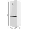 Cecotec réfrigérateur combi 456l total no frost bolero coolmarket combi 456 blanc e. hauteur 201cm et 59,5cm largeur, max inside