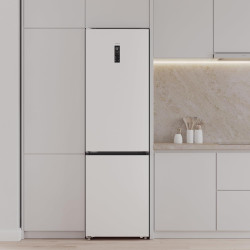 Cecotec réfrigérateur combi 456l total no frost bolero coolmarket combi 456 blanc e. hauteur 201cm et 59,5cm largeur, max inside