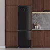 Cecotec réfrigérateur combi 456l total no frost bolero coolmarket combi 456 noir glass e, hauteur 201 cm et 59,5 cm largeur, max