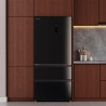 Cecotec réfrigérateur semi-intégrable avec porte en verre bolero coolmarket f2d 458 sbi noir glass d, 458l, 190 cm de hauteur, 8