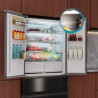 Cecotec réfrigérateur semi-intégrable avec porte en verre bolero coolmarket f2d 458 sbi noir glass d, 458l, 190 cm de hauteur, 8