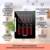 KLARSTEIN Mini Frigo de Chambre et Bureau pour Boisson, Petit Frigo Silencieux, Refrigerateur Mini Bar 33L, Petit Réfrigérateur 