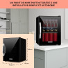 KLARSTEIN Mini Frigo de Chambre et Bureau pour Boisson, Petit Frigo Silencieux, Refrigerateur Mini Bar 33L, Petit Réfrigérateur 