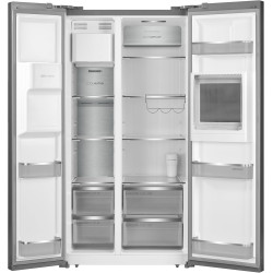 Cecotec Réfrigérateur Américain Total No Frost Bolero CoolMarket SBS 623 Inox E, Super Capacité de 623L, 183 cm de hauteur, 103,