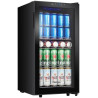 Kalamera Réfrigérateur à boissons KRC-86GE avec panneau de commande tactile, zone de refroidissement 3-18°C, réfrigérateur à bou