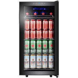 Kalamera Réfrigérateur à boissons KRC-86GE avec panneau de commande tactile, zone de refroidissement 3-18°C, réfrigérateur à bou