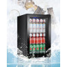 Kalamera KRC-68GE Réfrigérateur à boissons, petit réfrigérateur à bouteilles avec panneau de commande tactile, zone de refroidis