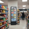 Armoire à Boissons Réfrigérée 350 Litres Noire et Blanche – 1 Porte Vitrée